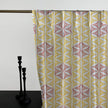 Geometric Embroidered Linen Sheer Curtains | Pinch Pleated | Opaque Privacy Light Filtering Curtains | Standard & Made to Measure