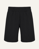 Men's Merino Wool Sports Shorts - Black-0