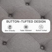 Grey Tufted Ottoman with Storage for Living Room-3