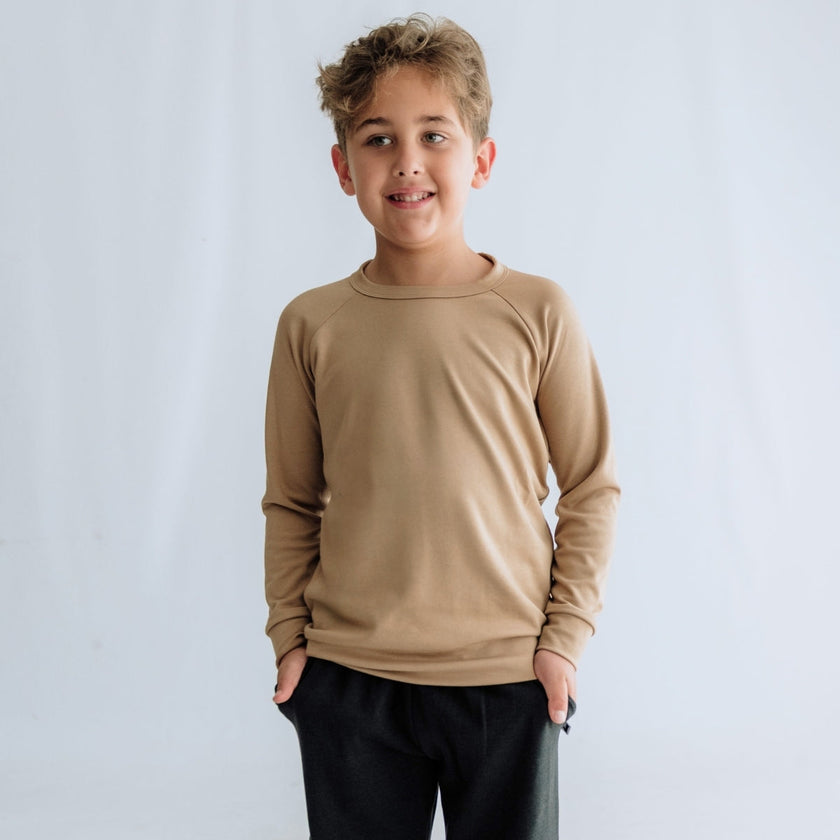 Youth Bamboo Raglan Pullover