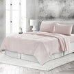 Four Piece Champagne Pink Linen Sheet Set-7