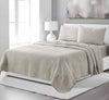 Four Piece Light Gray Linen Sheet Set-0