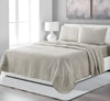 Four Piece Light Gray Linen Sheet Set-0