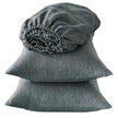Four Piece Slate Gray Linen Sheet Set-1