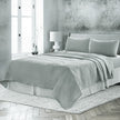 Four Piece Blue Linen Sheet Set