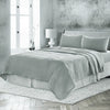 Four Piece Blue Linen Sheet Set