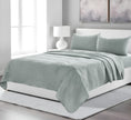 Four Piece Blue Linen Sheet Set