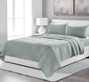 Four Piece Blue Linen Sheet Set