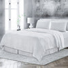Four Piece White Linen Twin Sheet Set-3