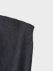 Wool Blend Slip Skirt-Grey-4
