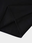 Wool Blend Slip Skirt-Navy-3