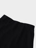 Wool Blend Slip Skirt-Black-3