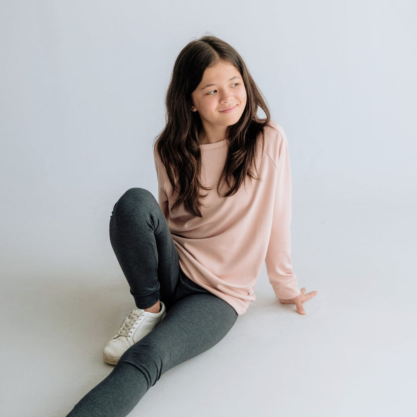 Youth Bamboo Raglan Pullover