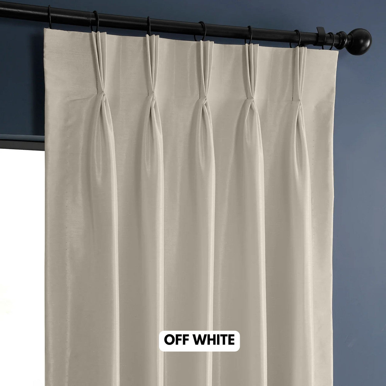 Bespoke Luxury 100% Pure Dupioni Silk Curtains | Pinch & Euro Pleats | Standard & Custom Sizes