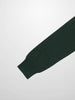 Wool Blend Collared Cardigan-Green-4