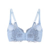 Ashley Embroidery Silk & Organic Cotton Supportive Plunge Bra-2