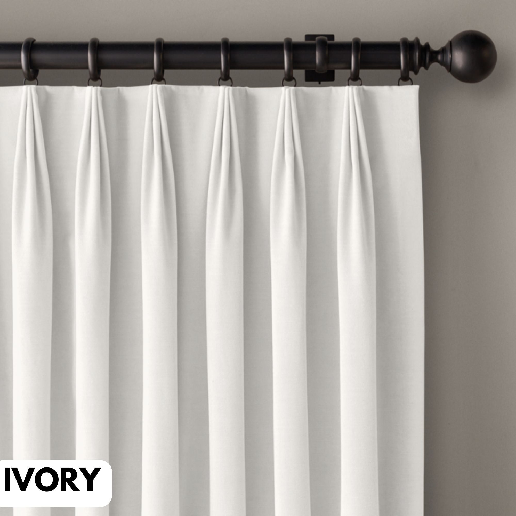 Thick Luxury Velvet Curtains (300gsm) with Blackout/Light Filtering Liner | Euro Pleat, Pinch Pleat | Custom Sizes | OEKO-TEX® Certified