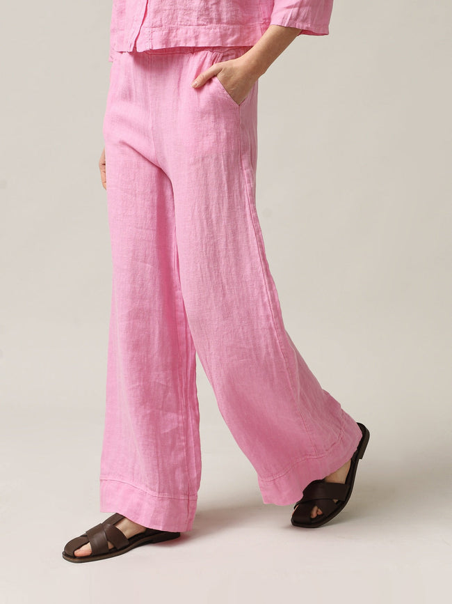 Women's trousers, Capsule Collection, 100% linen-0