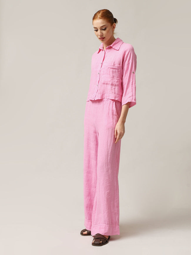 Women's trousers, Capsule Collection, 100% linen-1