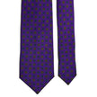 Purple Floral Silk Tie-2
