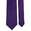 Purple Floral Silk Tie-2