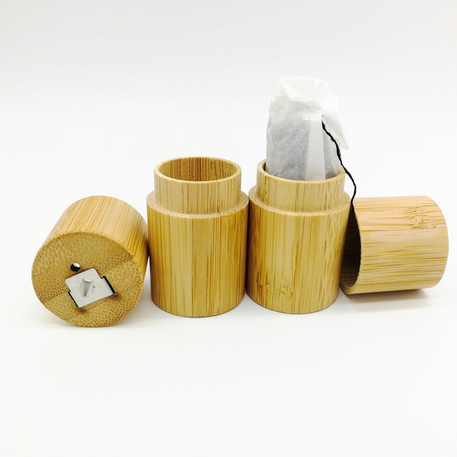 Biodegradable Bamboo Fiber Floss - Reusable Plastic free & Zero Waste Bamboo Case