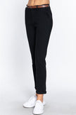 ACTIVE BASIC Cotton-Span Twill Straight Pants-1