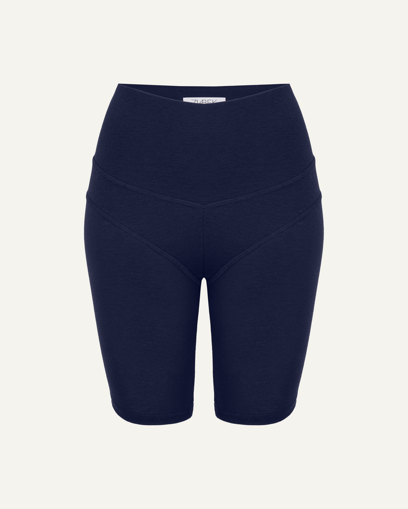 Merino Wool Sports Shorts - Dark Blue-0