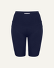 Merino Wool Sports Shorts - Dark Blue-0