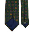 Forest Green Geometric Silk Tie-3