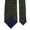 Forest Green Geometric Silk Tie-3