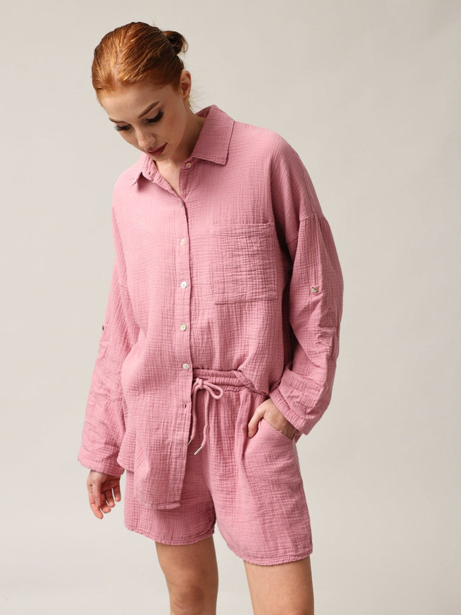 Women's muslin shirt-0