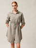 Shirt-type muslin dress-4