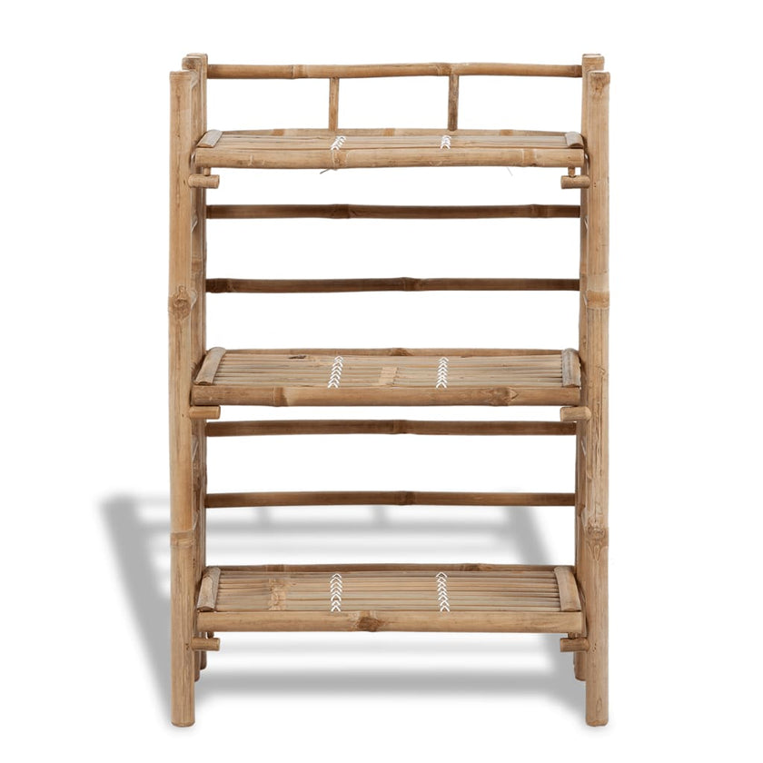vidaXL 3-tier Bamboo Plant Rack