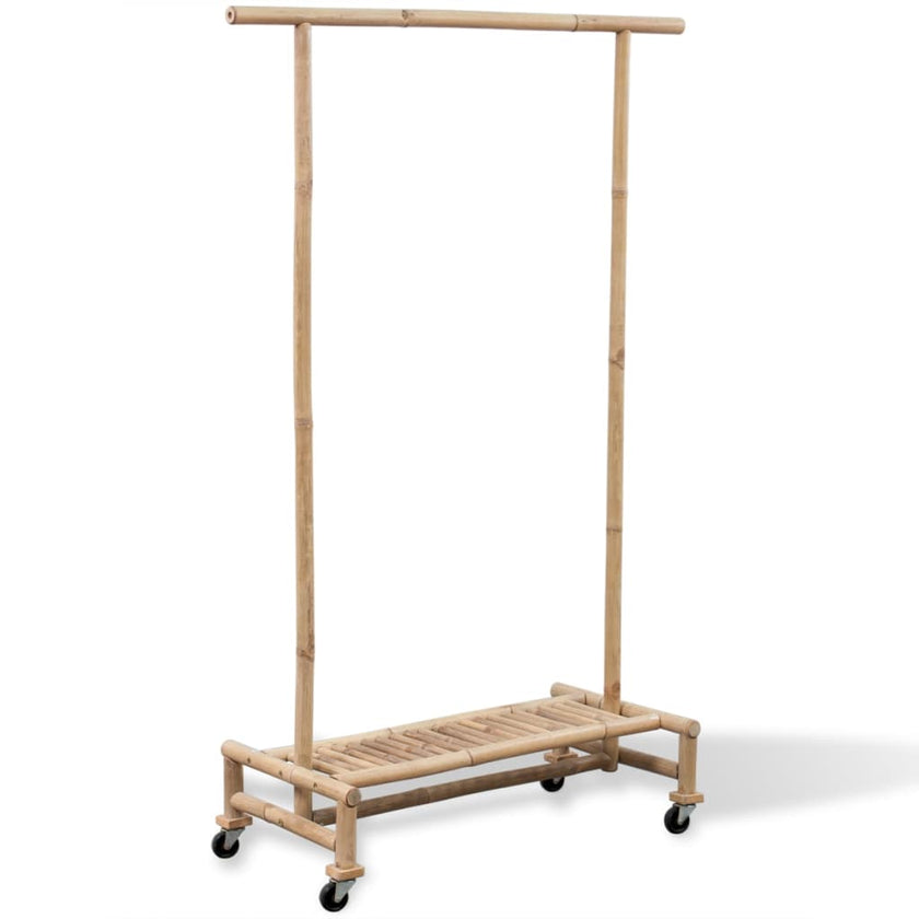 NNEVL Bamboo Clothes Rack
