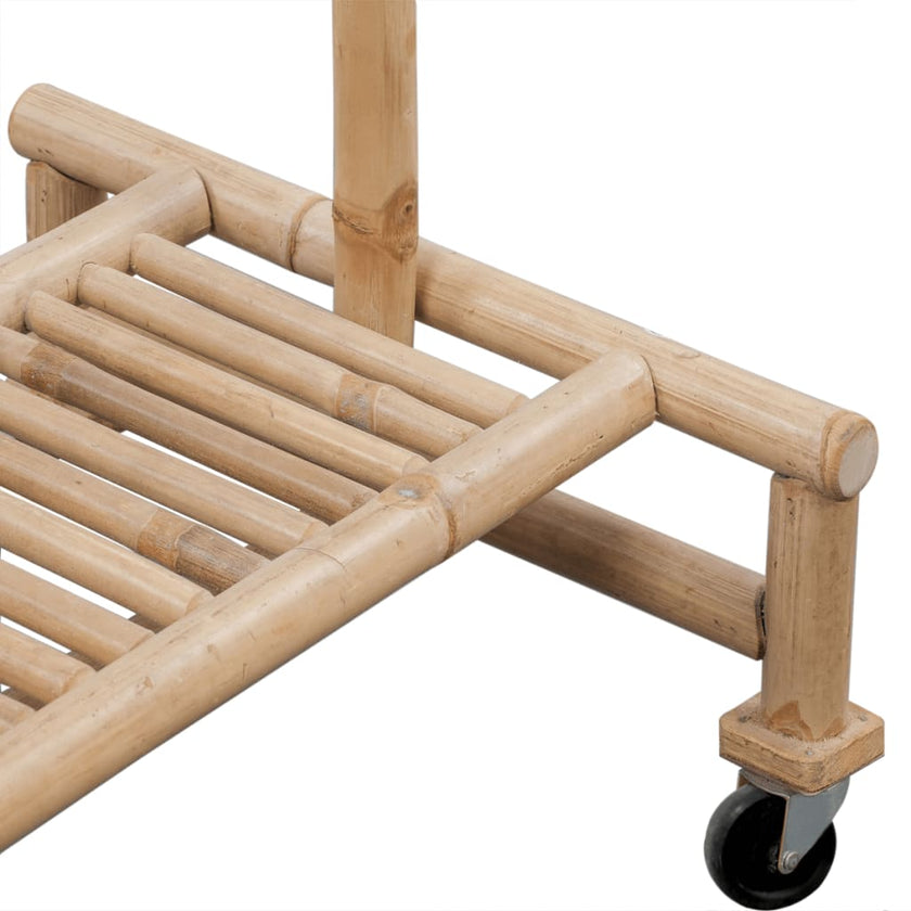 NNEVL Bamboo Clothes Rack