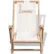 NNEVL Outdoor Deck Chair Bamboo