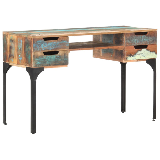 NNEVL Desk 118x48x75 cm Solid Reclaimed Wood-0