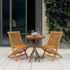 vidaXL 3 Piece Patio Dining Set Solid Wood Teak-0