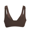 Cocoa - Full Cup Front Closure Silk & Organic Cotton Wireless Bra-2