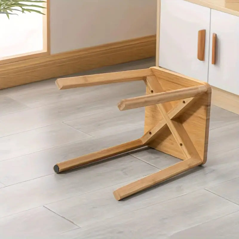 NNETM Eco-Friendly Bamboo Stool: Simplify Your Space with Style