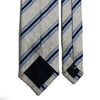 Ivory Striped Silk Jacquard Tie-3