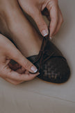 Alexandra Woven Leather Flats-1