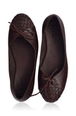 Alexandra Woven Leather Flats-7