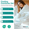 Cooling Comforter Set – Temperature-Regulating Eucalyptus Silk Comforter & Pillow Shams-2