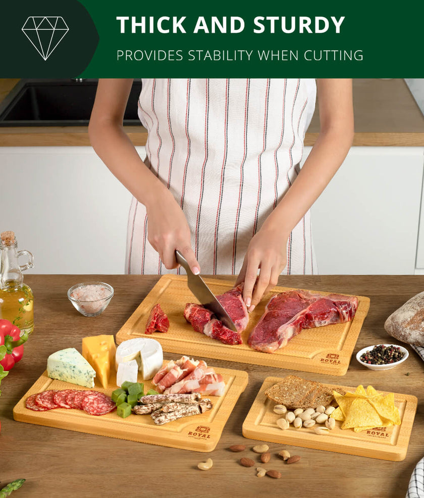 Set of 3 Bamboo Cutting Boards