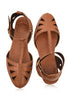Bounty T-strap Leather Sandals-3