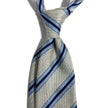 Ivory Striped Silk Jacquard Tie-1