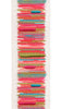 Embroidered Trim with Abstract Stripes | 10cm Cotton Canvas Trimming | Sold By The Metre