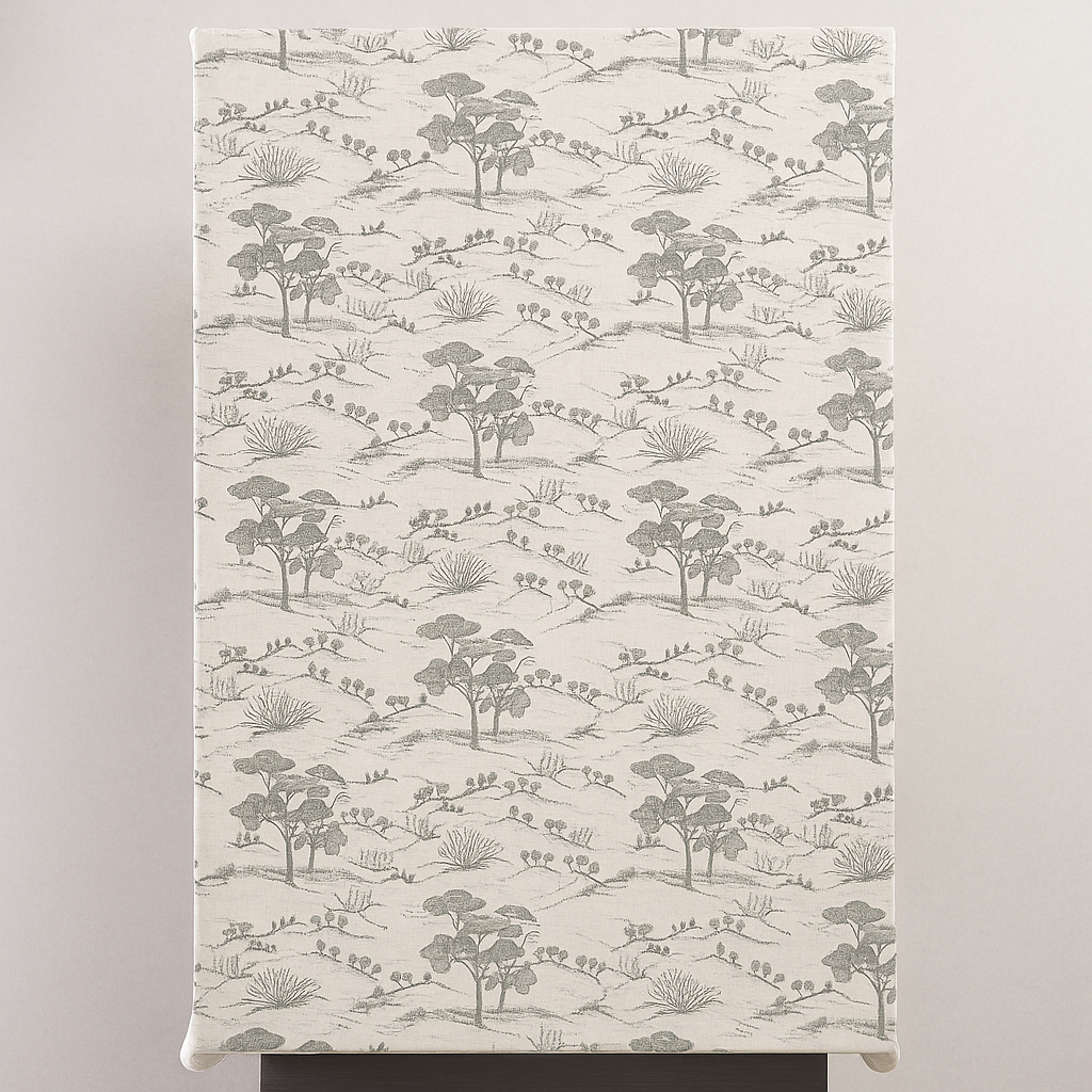 Organic Linen Tablecloth – Rustic Toile Design – 5 Colours – Rectangular, Square & Round Sizes